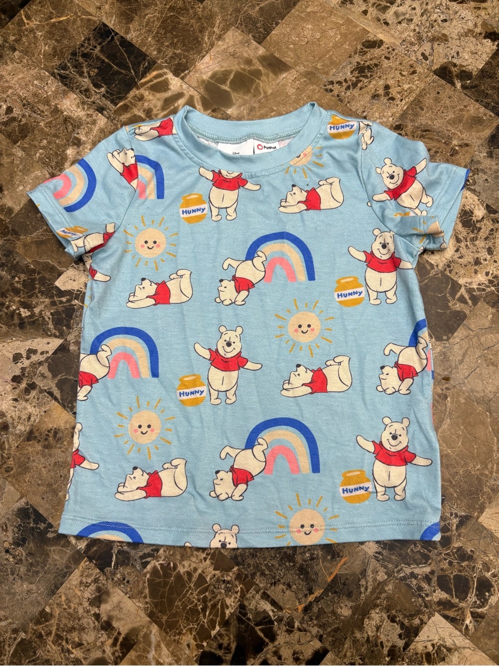 4/30$ PatPat Disney Winnie the Pooh Short Sleeve Tee 3 years